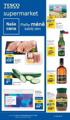 akční leták Tesco 8.9.2021-14.9.2021