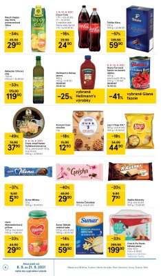 akční leták Tesco 8.9.2021-14.9.2021