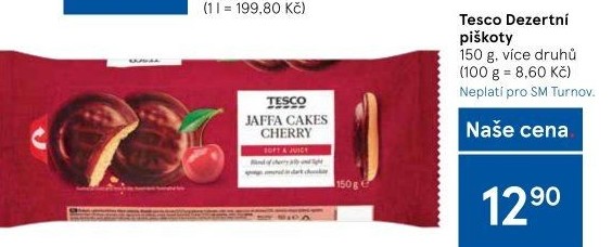 Čokopiškoty Tesco