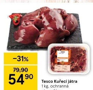 Kuřecí játra Tesco