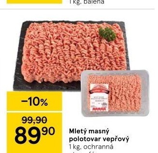 Maso mleté vepřové Country menu