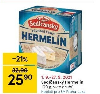Sýr Hermelín Sedlčanský