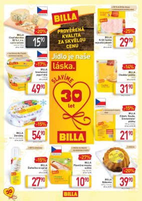 akční leták BILLA 8.9.2021-14.9.2021