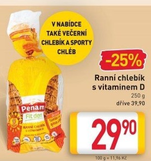 Chlebík ranní s vitamínem D Penam