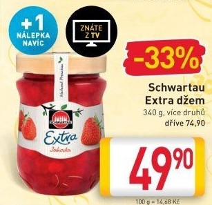 Džem výběrový Extra Schwartau