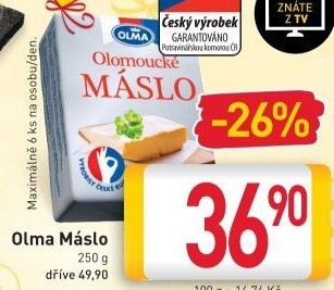Máslo Olma