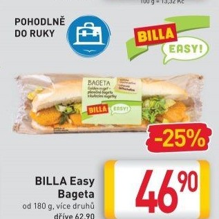Obložená bageta Easy Billa