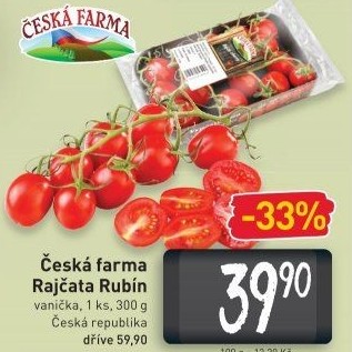 Rajčata Rubín Česká farma