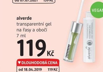 Gel na obočí Alverde
