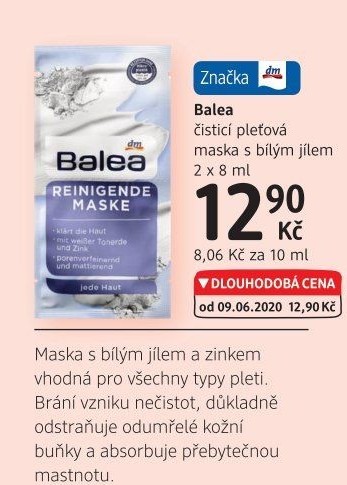 Maska pleťová Balea