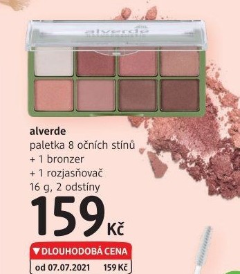 Paletka na tvář a oči Alverde