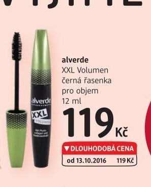Řasenka pro objem XXL Alverde