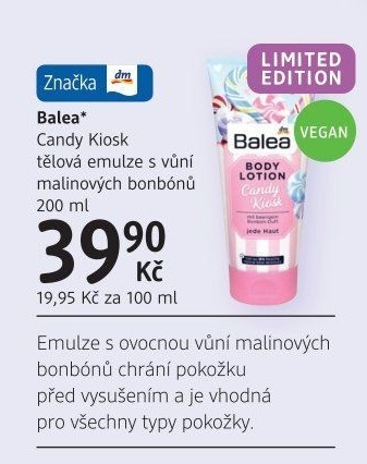 Tělová emulze Balea