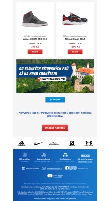 akční leták Sportisimo 9.9.2021-14.9.2021