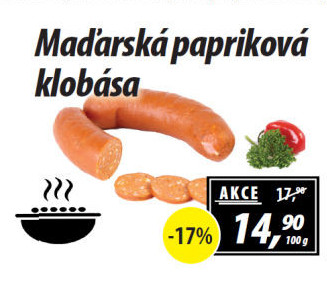 Maďarská papriková klobása