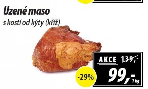 Uzené maso od kýty s kostí