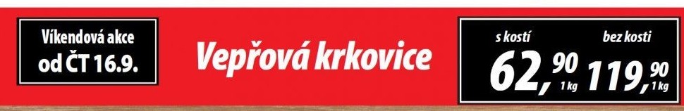 Vepřová krkovice s kostí
