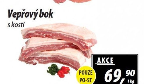 Vepřový bok s kostí