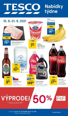 akční leták Tesco 15.9.2021-21.9.2021