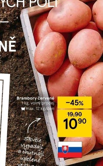 Brambory červené