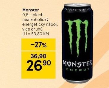 Energetický nápoj Monster Energy
