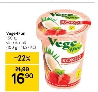 Jogurt ochucený Vege4Fun