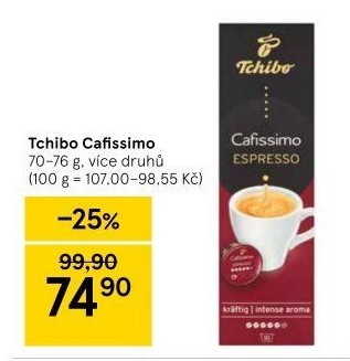 Kapsle Cafissimo Tchibo