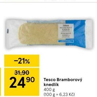 Knedlík bramborový Tesco