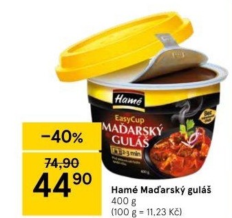 Maďarský guláš Snadno a rychle Hamé