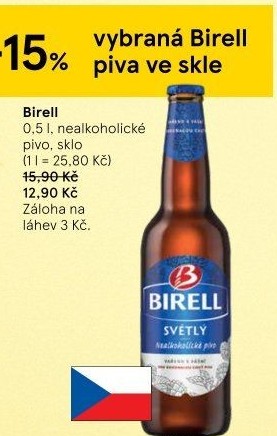 Nealkoholické pivo Birell