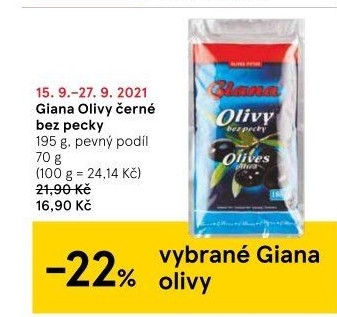 Olivy černé Giana