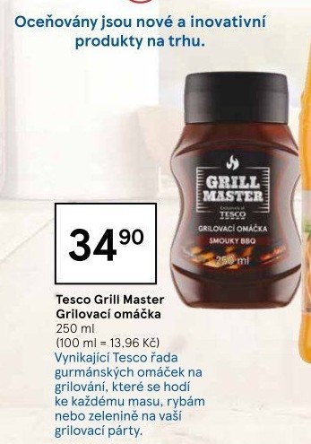 Omáčka grilovací Grill Master Tesco