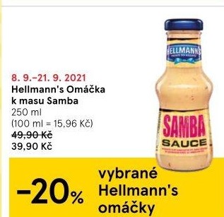 Omáčky k masu Hellmann'