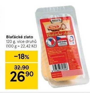 Sýr Blaťácké zlato Madeta