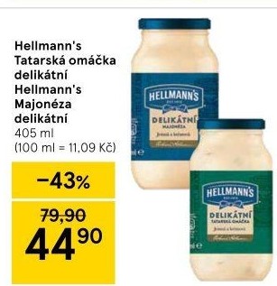 Tatarská omáčka delikátní Hellmann'