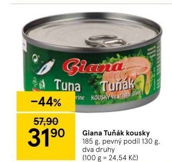 Tuňák kousky Giana
