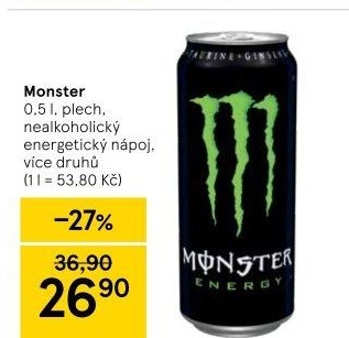 Energetický nápoj Monster Energy
