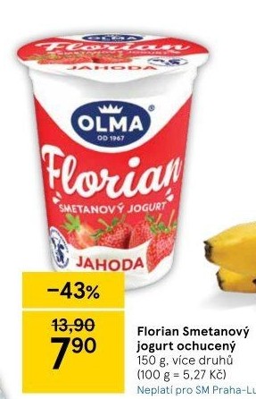 Jogurt smetanový Florian Olma