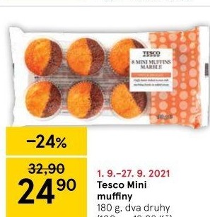 Muffiny mini Tesco