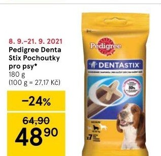 Pamlsky pro psy Denta Stix Pedigree