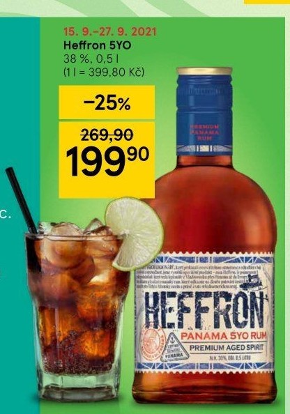 Rum 5YO Heffron Panama