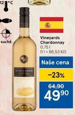 Víno Chardonnay World Wines Vineyards