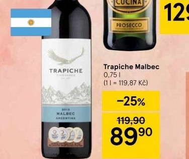 Víno Malbec Trapiche