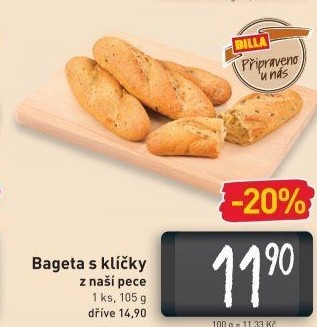Bageta s klíčky