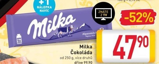 Čokoláda Milka