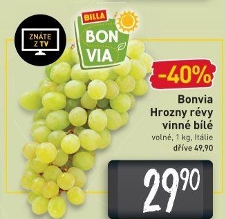 Hrozny bílé Billa Bonvia