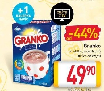 Instantní kakao Granko