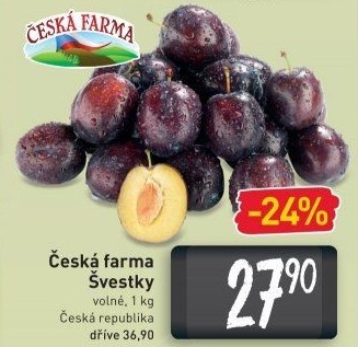 Švestky Česká farma