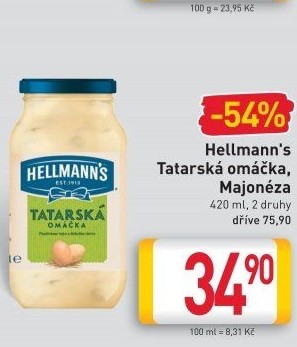 Tatarská omáčka Hellmann'