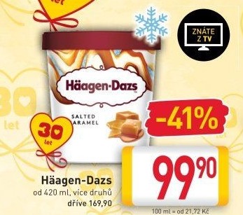 Zmrzlina v kelímku Häagen-Dazs